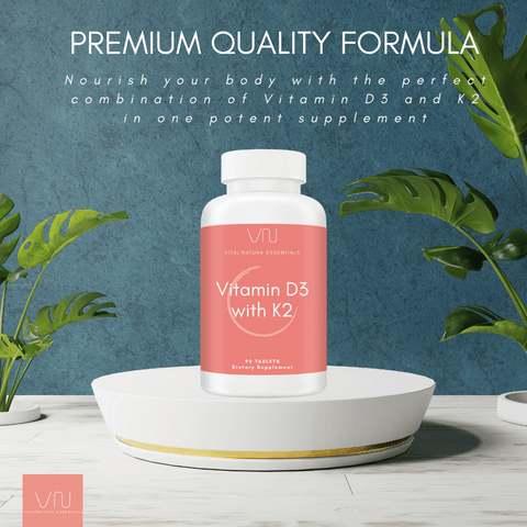 Vitamin D3 with K2 premium quality formula