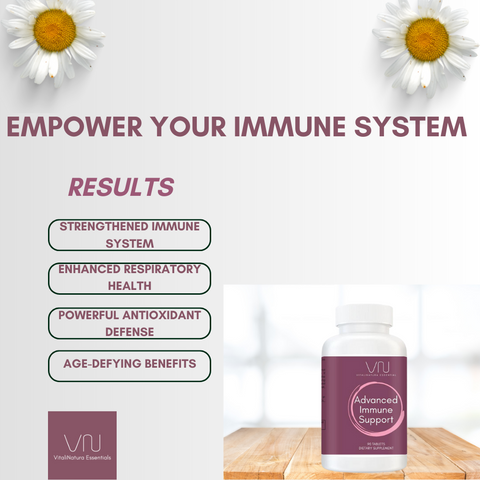 Advanced Immune Support with Vitamin C and Moringa Leaf - 90 Tablets