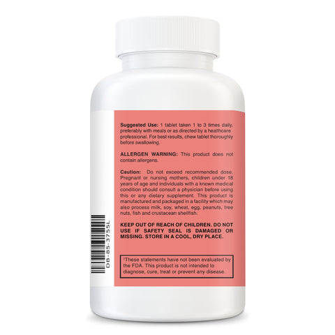 Tabletas masticables de vitamina D3 con K2