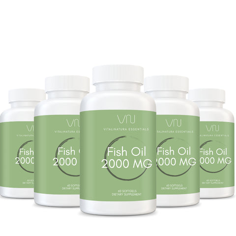 4 bottles of VitaliNatura Essentials Fish Oil
