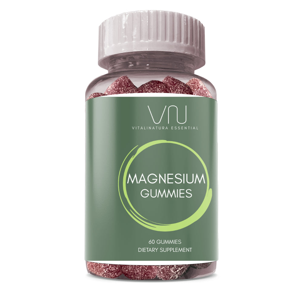 Magnesium Gummies Supplements Bottle