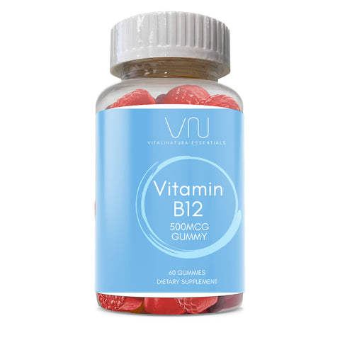 Vitamin B12 Gummy Supplements Bottle