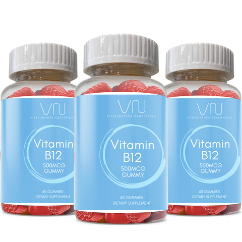 Vitamin B12 500 MCG Gummy Bottles